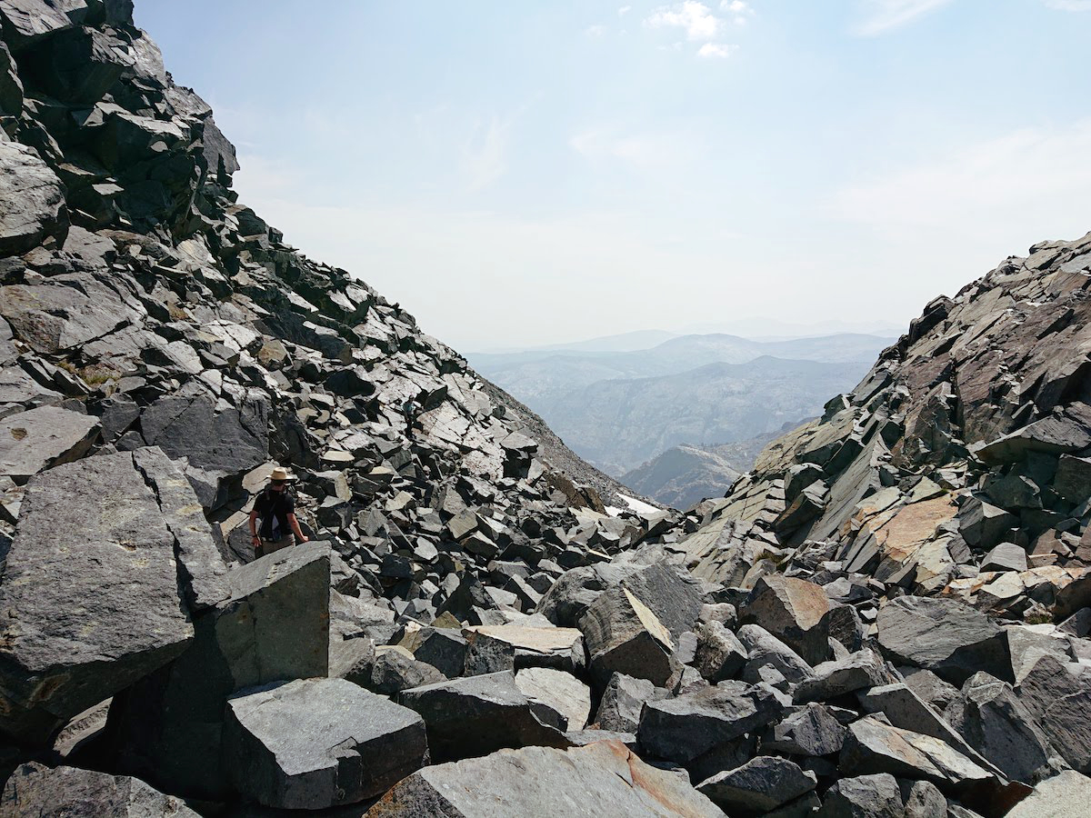 talus gully