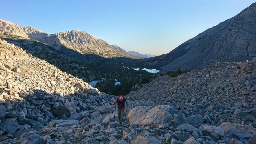 coming up from gem lake