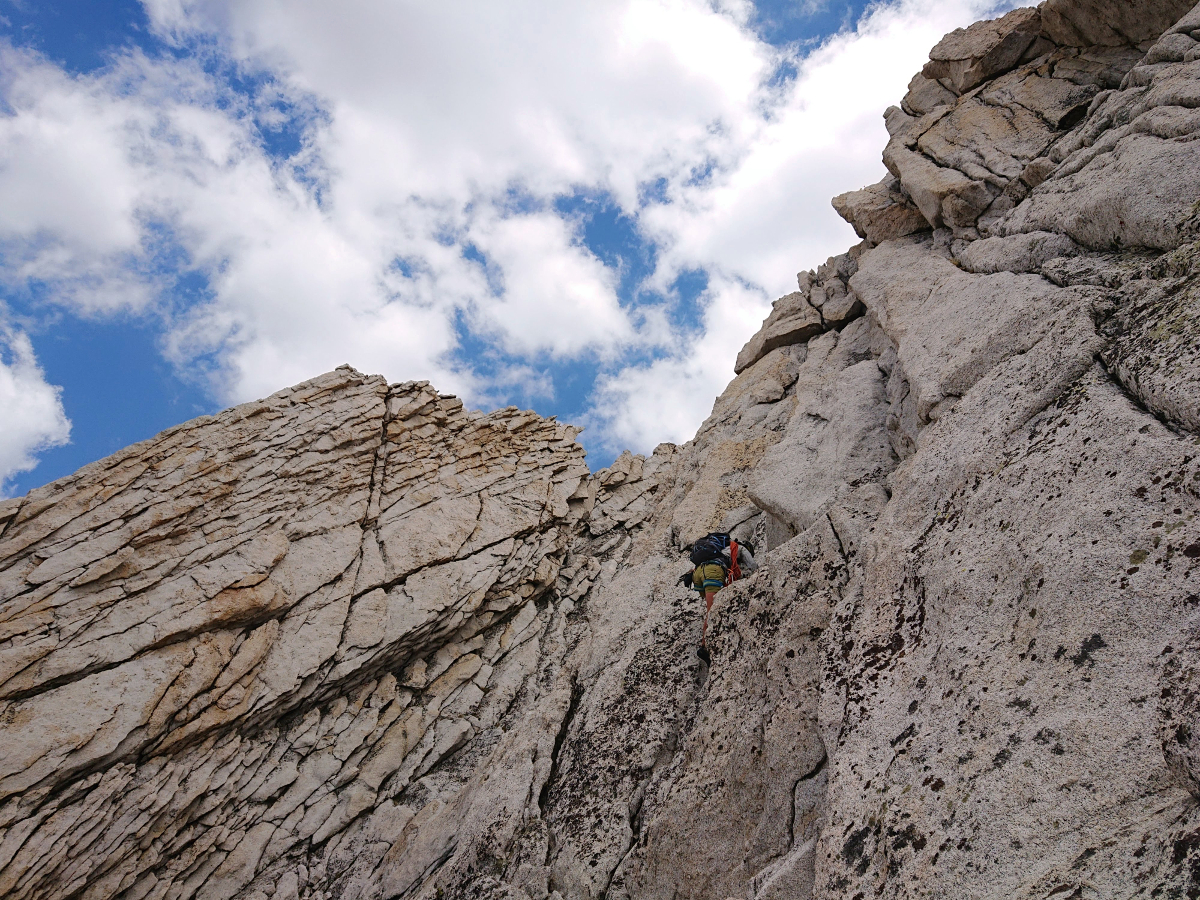 soloing near the top
