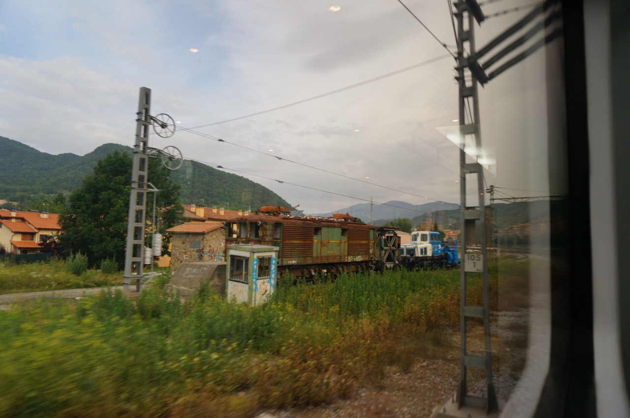 Train views of the countryside