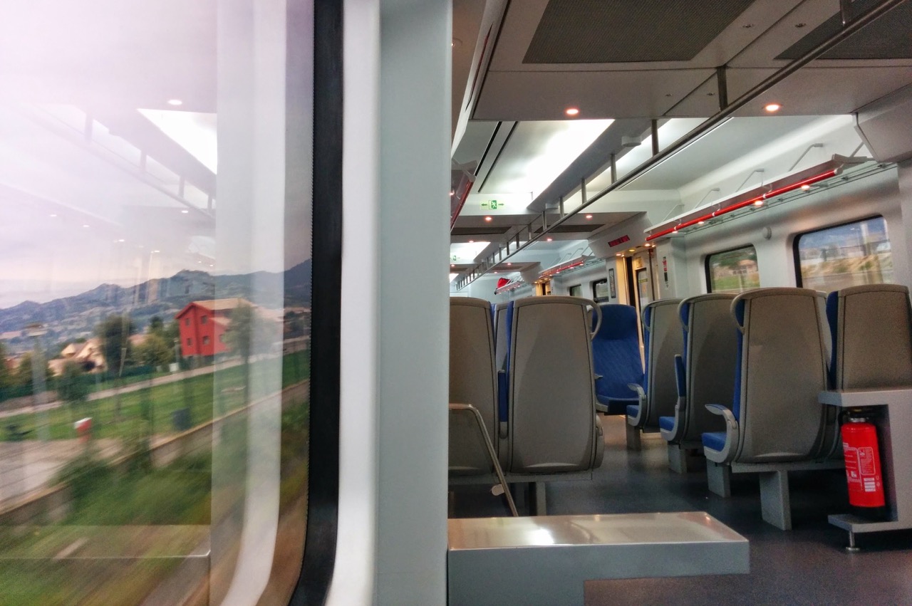 Such a spacious, affordable train with no one on it??