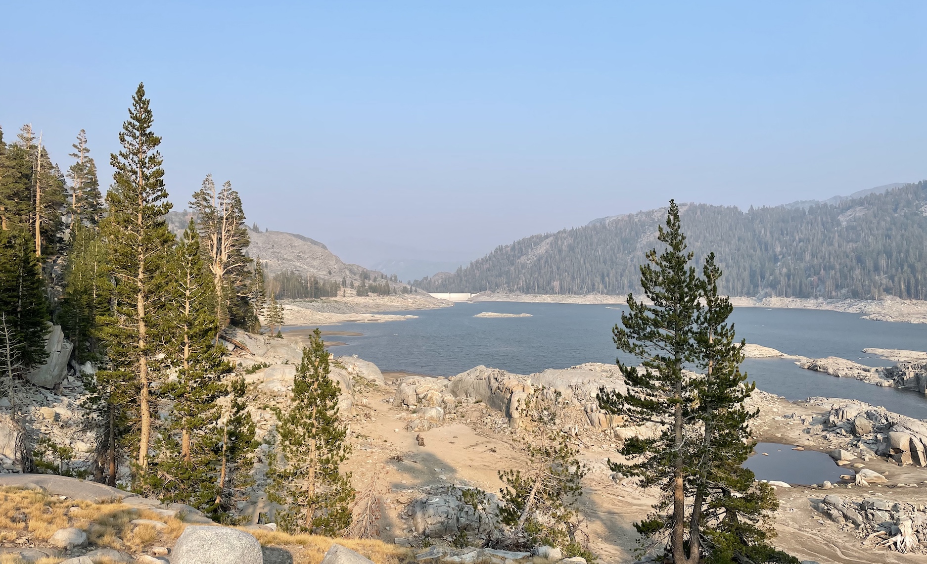 Waugh Lake, but smokey