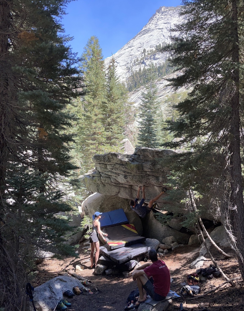 Views of Tenaya Peak from Summertime Boulder <3