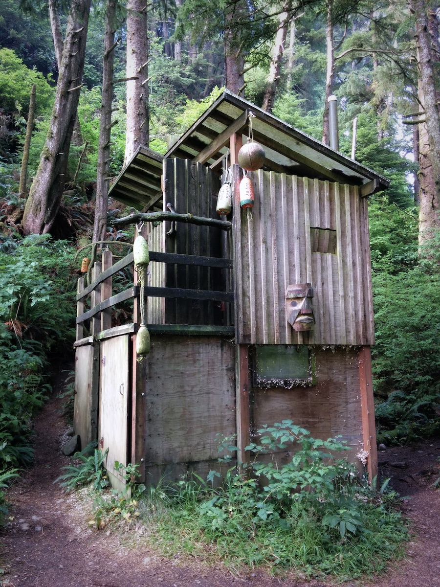 The fanciest two-story composting toilet